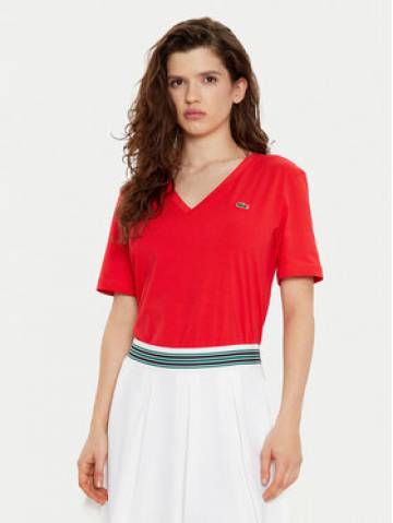 Lacoste Футболка TF7300 Червоний Regular Fit Lacoste Футболка TF7300 Червоний Regular Fit