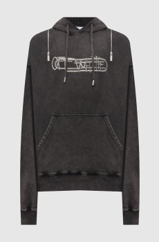 Серые худи Paperclip