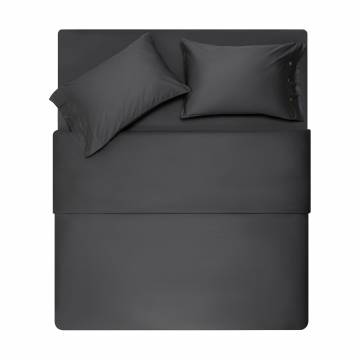 Простынь Ardesto Mix & Match Premium хлопок, сатин, серая, 240*260 см (ART2426FSY) Простынь Ardesto Mix & Match Premium хлопок, сатин, серая, 240*260 см (ART2426FSY)
