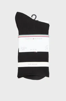 Женские черные носки REFINED Черный 35-38 Tommy Hilfiger 701228794