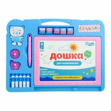 Дошка для малювання Країна Іграшок Smart board синя двостороння (PL-7018/3) Дошка для малювання Країна Іграшок Smart board синя двостороння (PL-7018/3)