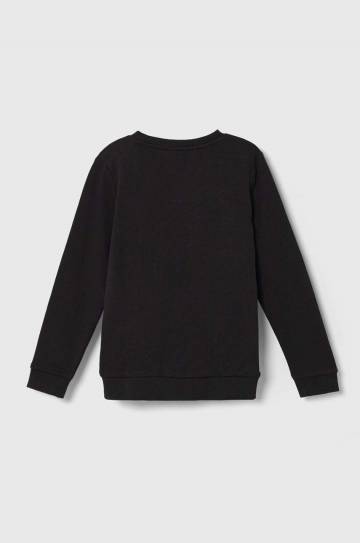 Детская хлопковая кофта Guess цвет чёрный с принтом J74Q10 KAUG0