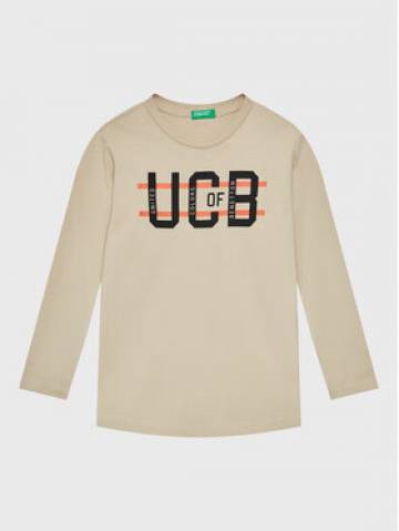 United Colors Of Benetton Блузка 3I1XC105U Бежевий Regular Fit United Colors Of Benetton Блузка 3I1XC105U Бежевий Regular Fit