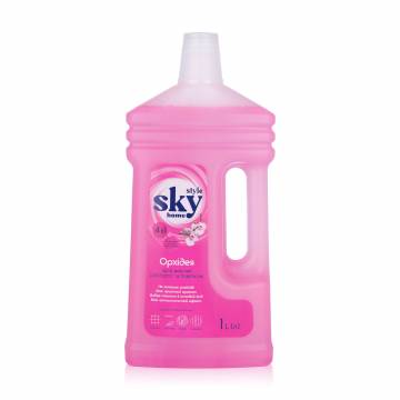 Средство для уборки полов, стен и поверхностей Sky Цветочный, 1 л Средство для уборки полов, стен и поверхностей Sky Цветочный, 1 л