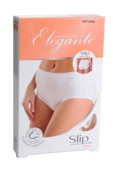 Трусы-слипы женские Elegante EL 2016 Slip High, Natural, размер XXL
