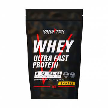 Протеин Vansiton Ultra Fast Protein в порошке, со вкусом банана, 450 г Протеин Vansiton Ultra Fast Protein в порошке, со вкусом банана, 450 г