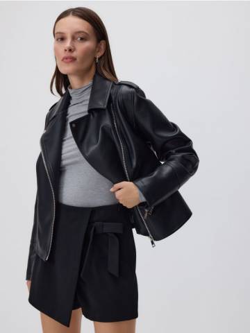 Reserved - LADIES` SHORTS - чорний - 323GF-99X