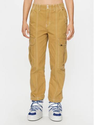 Vans Штани з тканини Sidewalk Pant VN000GWNBYA1 Бежевий Loose Fit Vans Штани з тканини Sidewalk Pant VN000GWNBYA1 Бежевий Loose Fit