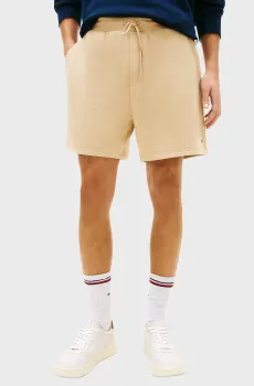 Мужские бежевые шорты FLAG BEACH Бежевый L Tommy Jeans DM0DM21931