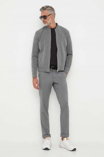 Хлопковая футболка Lindbergh цвет чёрный однотонный