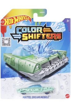 Машинка Hot Wheels Mattel Dream Mobile Измени цвет, зеленый, от 3 лет (BHR15)