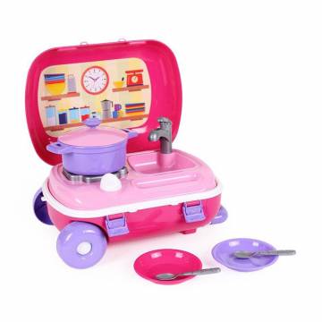 Игровой набор Technok Кухня с набором посуды, розовый, от 3 лет (6061) Игровой набор Technok Кухня с набором посуды, розовый, от 3 лет (6061)