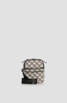 Мужская бежевая сумка с узором Бежевый ONESIZE Karl Lagerfeld A2M30234;900