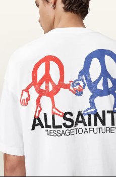 Хлопковая футболка AllSaints BEDFELLOW