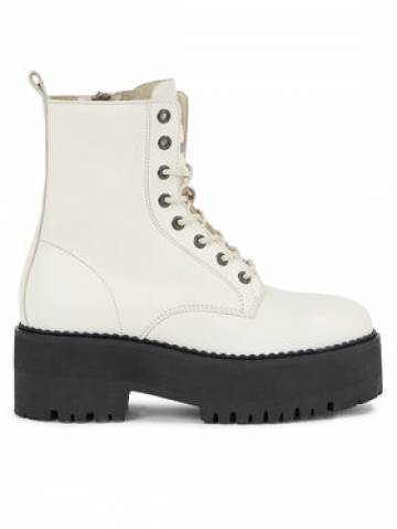 Tommy Jeans Ботильйони Tjw Boot Zip Up EN0EN02305 Білий Tommy Jeans Ботильйони Tjw Boot Zip Up EN0EN02305 Білий