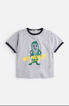Детская хлопковая футболка Bobo Choses Mr Pickles