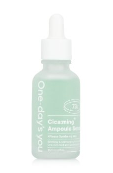 Уценка! Ампульная сыворотка для лица One-days You Cica:ming Ampoule Serum с центелой, 30 мл
