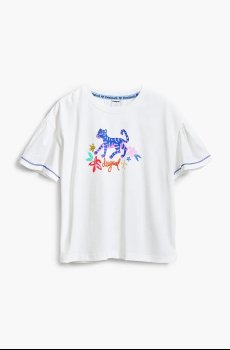 Детская хлопковая футболка Desigual