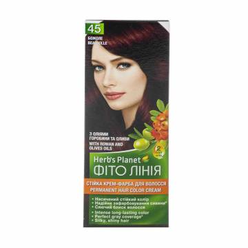 Краска для волос Фито линия Herbs Planet, 45 Божоле, 130 мл Краска для волос Фито линия Herbs Planet, 45 Божоле, 130 мл
