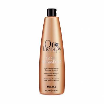 Увлажняющий шампунь с золотом Fanola Oro Therapy Shampoo Oro Puro, 1 л Увлажняющий шампунь с золотом Fanola Oro Therapy Shampoo Oro Puro, 1 л