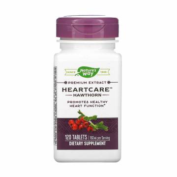 Боярышник Natures Way Premium Extract HeartCare Hawthorn 160 мг, 120 таблеток Боярышник Natures Way Premium Extract HeartCare Hawthorn 160 мг, 120 таблеток