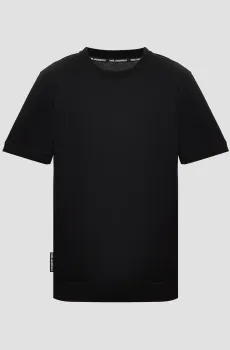 Мужская черная футболка Черный L Karl Lagerfeld 552200.755000;990