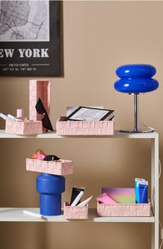 Набір коробок для зберігання 6 pack - пастельний рожевий