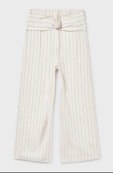 Детские брюки с примесью льна Mayoral