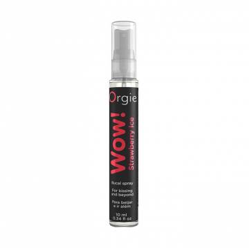 Спрей для орального секса Orgie Wow! Bucal Spray Клубничный лед, 10 мл Спрей для орального секса Orgie Wow! Bucal Spray Клубничный лед, 10 мл