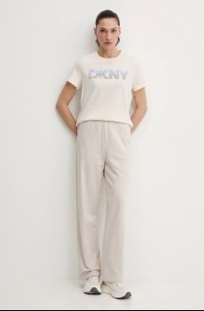 Хлопковая футболка Dkny