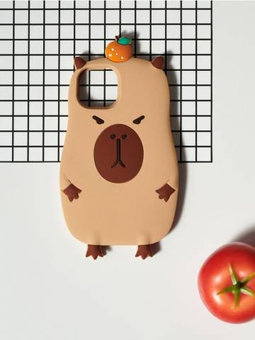 Чохол для телефону IPHONE 13/14 - коричневий Чохол для телефону IPHONE 13/14 - коричневий