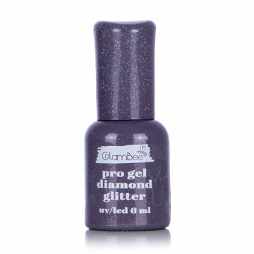 Гель-лак для ногтей GlamBee ProGel Diamond Glitter 121, 6 мл Гель-лак для ногтей GlamBee ProGel Diamond Glitter 121, 6 мл