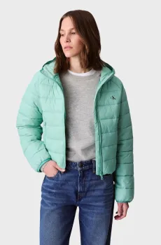 Женская бирюзовая куртка LIGHTWEIGHT QUILTED Бирюзовый S Calvin Klein Jeans LV047C510G