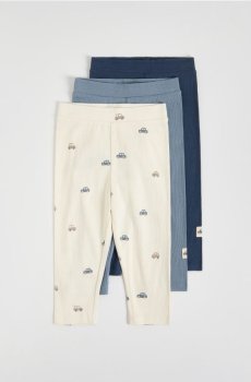 Reserved - Бавовняні штани 3 шт. - синій - 259HV-55X