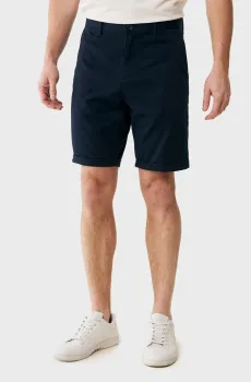 Мужские темно-синие шорты CRAIG Garment dye chino shorts Синий L Mexx MF007300651M