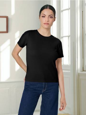 Футболка з коротким рукавом - чорний Футболка з коротким рукавом - чорний