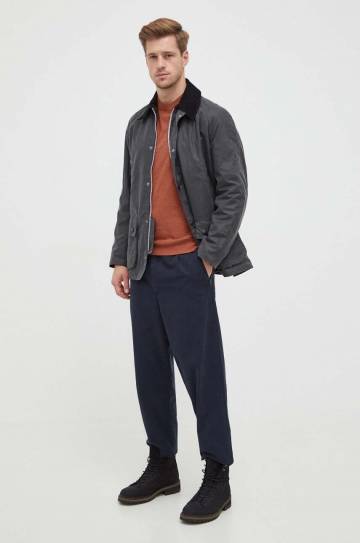Куртка Barbour мужская цвет серый переходная Куртка Barbour мужская цвет серый переходная