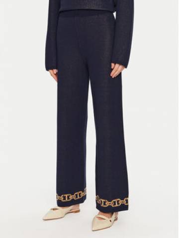 TWINSET Трикотажні штани 241TP3521 Cиній Straight Fit TWINSET Трикотажні штани 241TP3521 Cиній Straight Fit