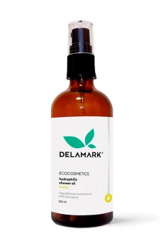 Уценка! Гидрофильное конопляное масло для душа DeLaMark Hydrophilic Shower Hemp Oil, 100 мл