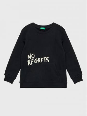 United Colors Of Benetton Світшот 3JLXC107O Чорний Regular Fit United Colors Of Benetton Світшот 3JLXC107O Чорний Regular Fit