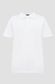 Мужское белое поло Белый M Karl Lagerfeld 500221.745750;10