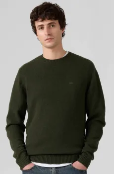 Мужской темно-зеленый шерстяной джемпер Зеленый S Levi’s® A4320;0025