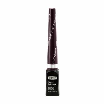 Жидкая подводка для глаз IsaDora Glossy Eyeliner, 42 Dark Brown 3.7 мл Жидкая подводка для глаз IsaDora Glossy Eyeliner, 42 Dark Brown 3.7 мл