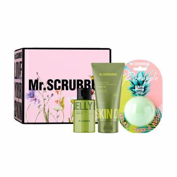 Подарочный набор Mr.Scrubber Tropical Lime (бомбочка, 200 г + гель для душа, 100 мл + крем-гель, 150 мл) Подарочный набор Mr.Scrubber Tropical Lime (бомбочка, 200 г + гель для душа, 100 мл + крем-гель, 150 мл)