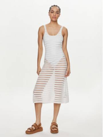 Calvin Klein Swimwear Пляжна сукня KW0KW02464 Білий Regular Fit Calvin Klein Swimwear Пляжна сукня KW0KW02464 Білий Regular Fit