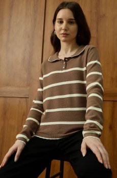 U.S. Polo Assn. Women Women Striped Pullover