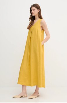 Льняное платье United Colors of Benetton