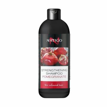 Укрепляющий шампунь Natigo Thickening Shampoo для окрашенных волос, с гранатом, 500 мл Укрепляющий шампунь Natigo Thickening Shampoo для окрашенных волос, с гранатом, 500 мл
