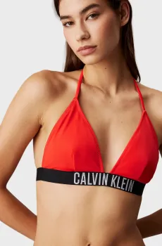 Женский красный лиф от купальника Красный S Calvin Klein KW0KW02854