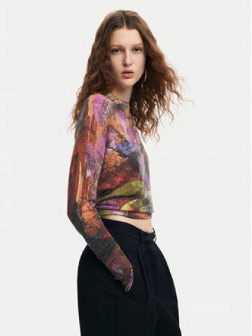 Desigual Светр Camo Petals 24WWJF75 Кольоровий Regular Fit Desigual Светр Camo Petals 24WWJF75 Кольоровий Regular Fit